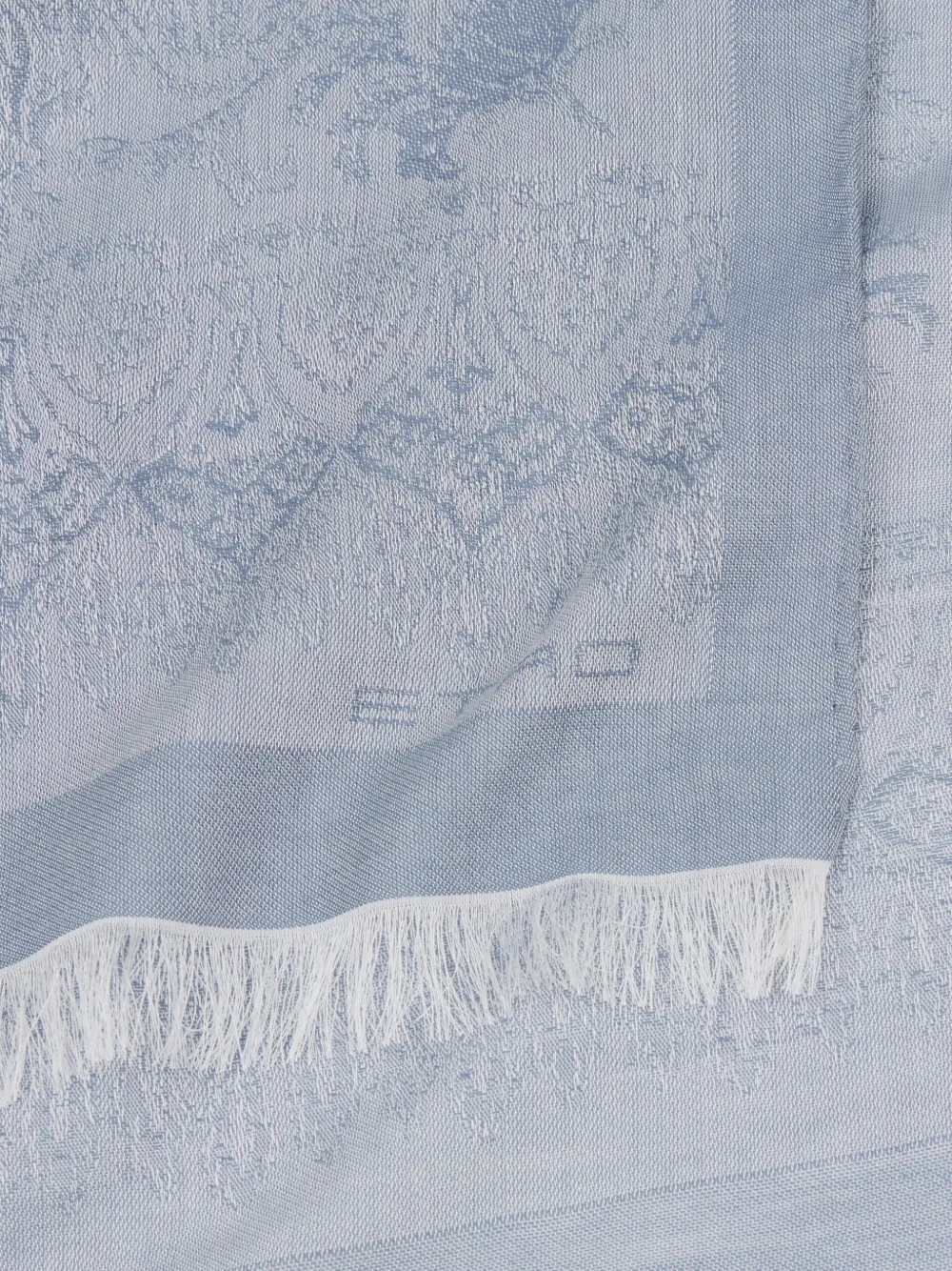 ETRO Sjaal met jacquard Blauw