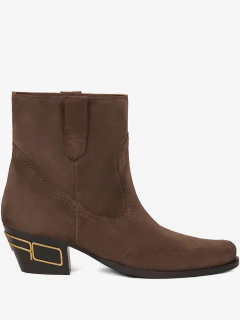 ETRO 45mm suede ankle boots