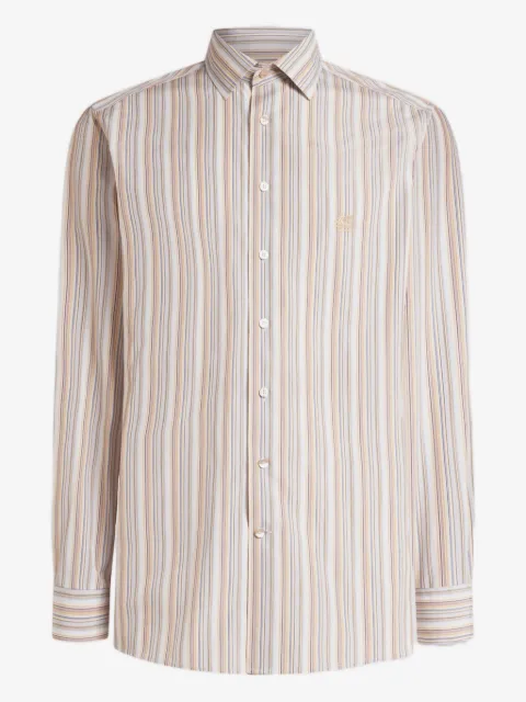 ETRO camisa con bordado Pegaso