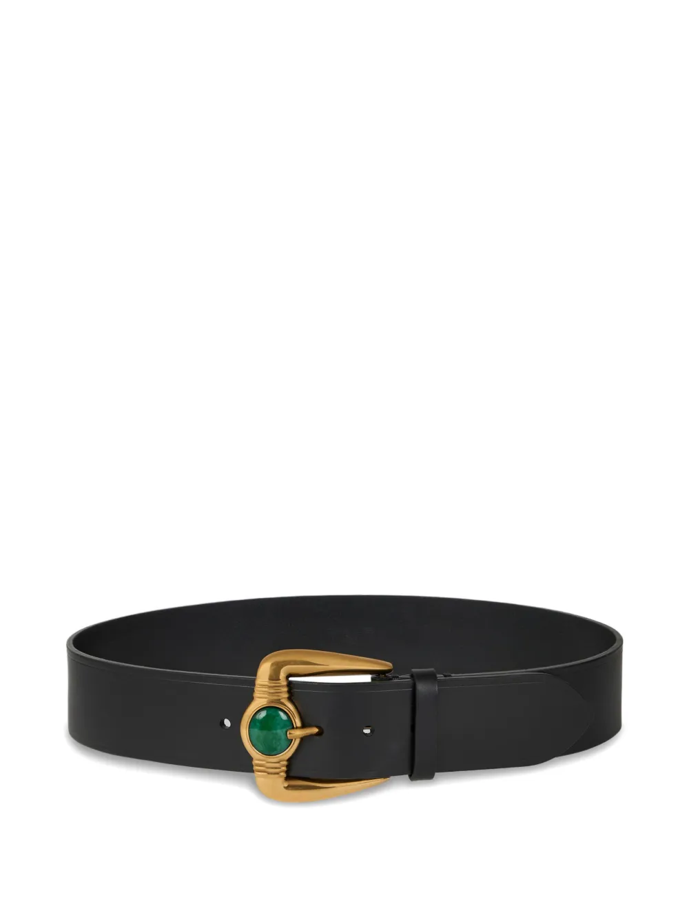 ETRO stone-buckle leather belt - Nero