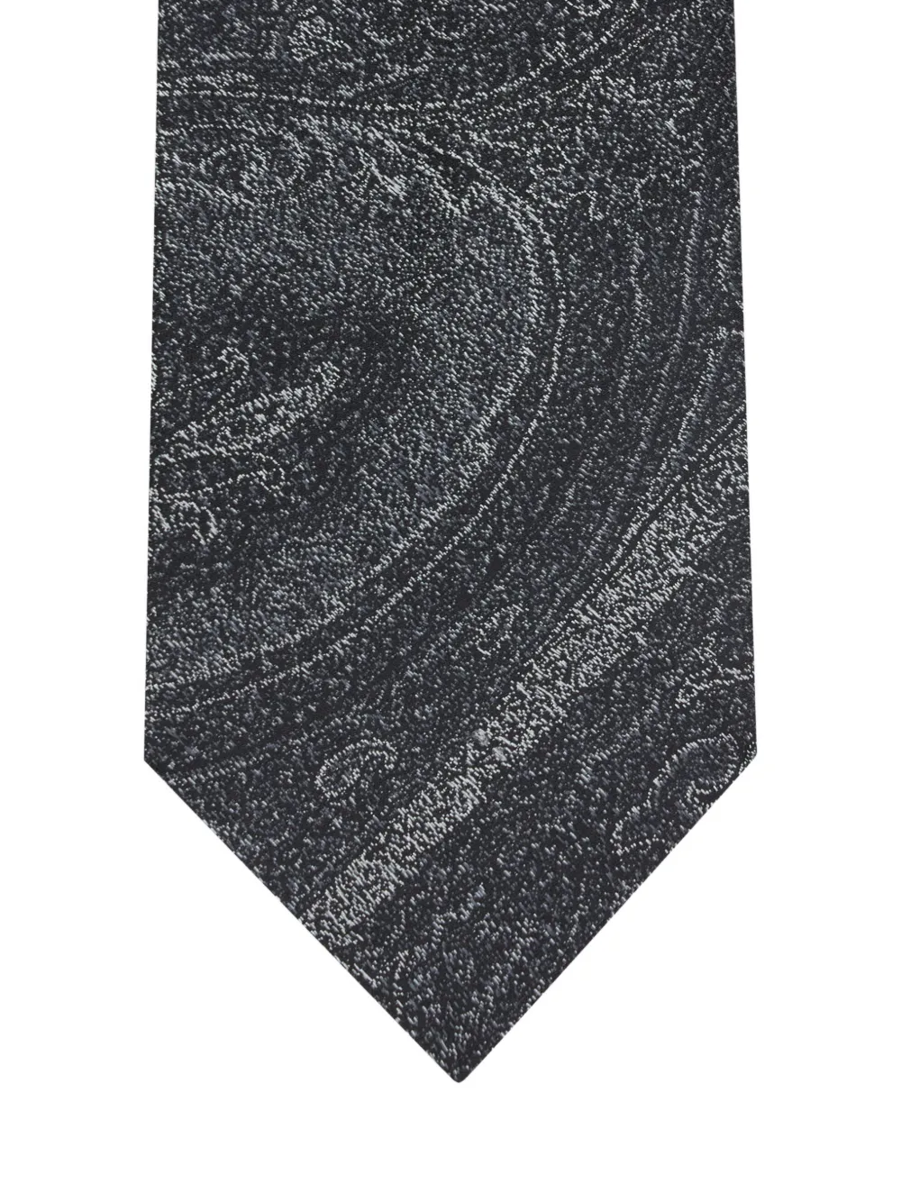 ETRO jacquard motif silk tie - Zwart