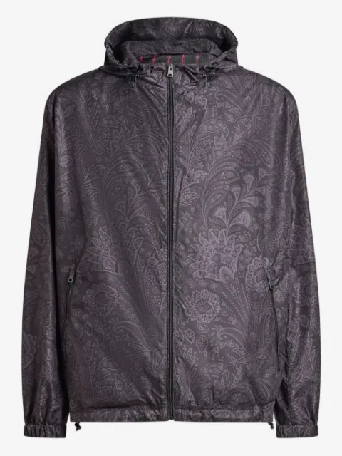 ETRO floral paisley windbreaker jacket
