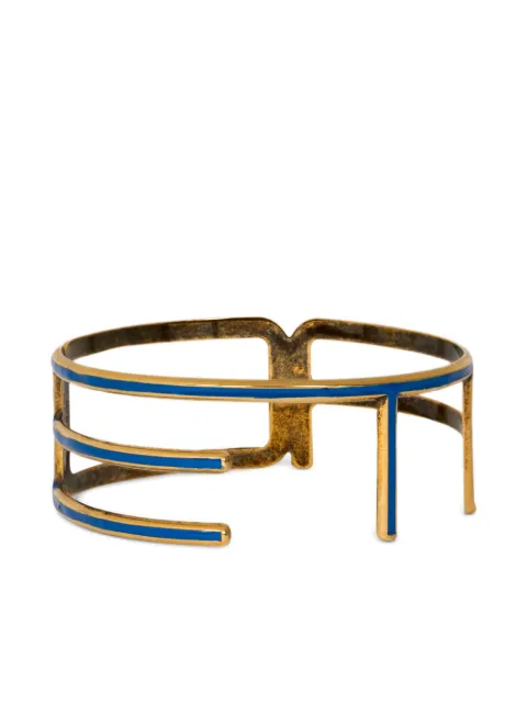 ETRO logo-lettering bangle bracelet