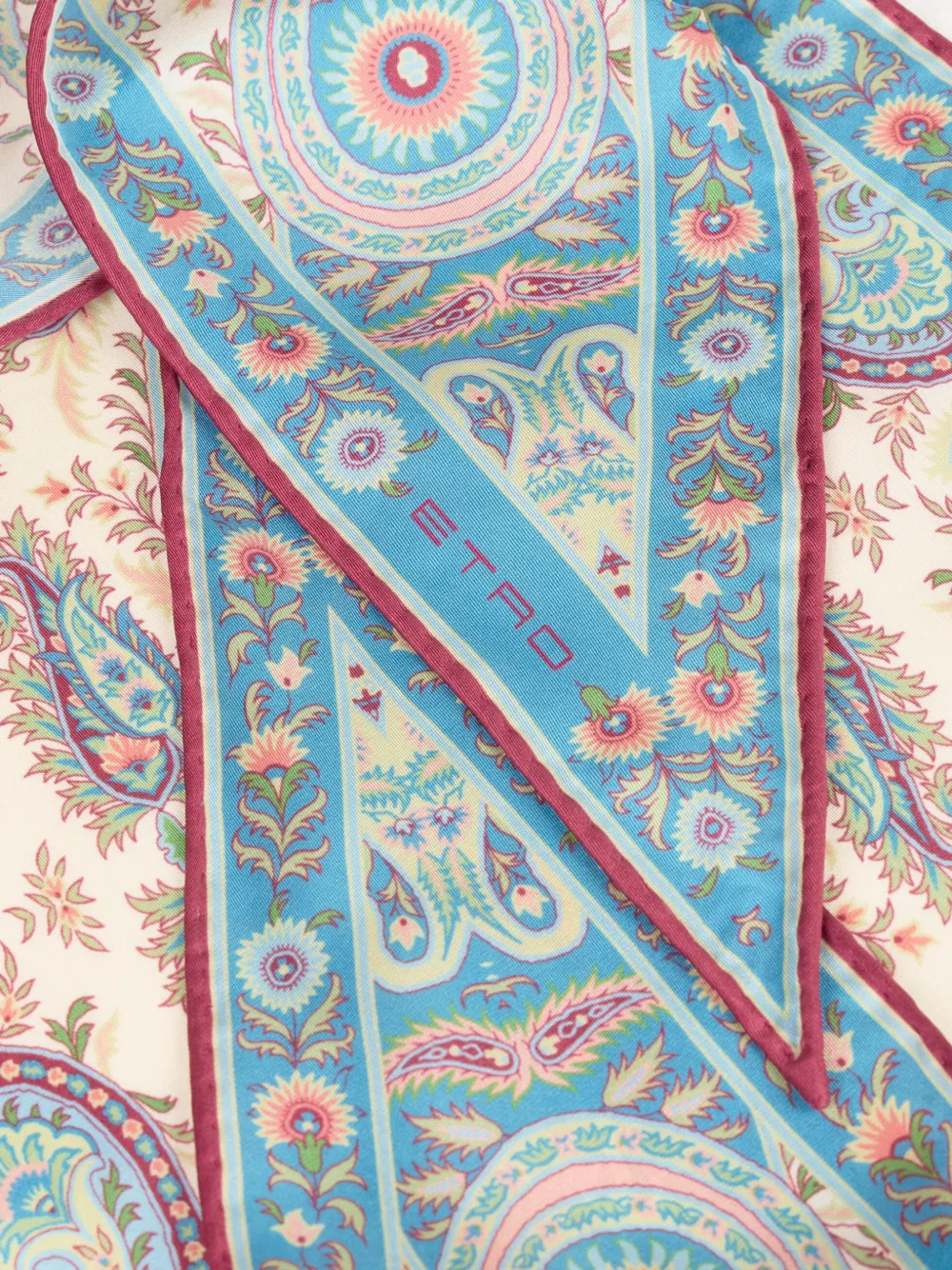 ETRO paisley-print scarf - Beige