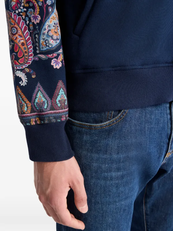 ETRO フローラル ペイズリーパーカー | ブルー | FARFETCH JP