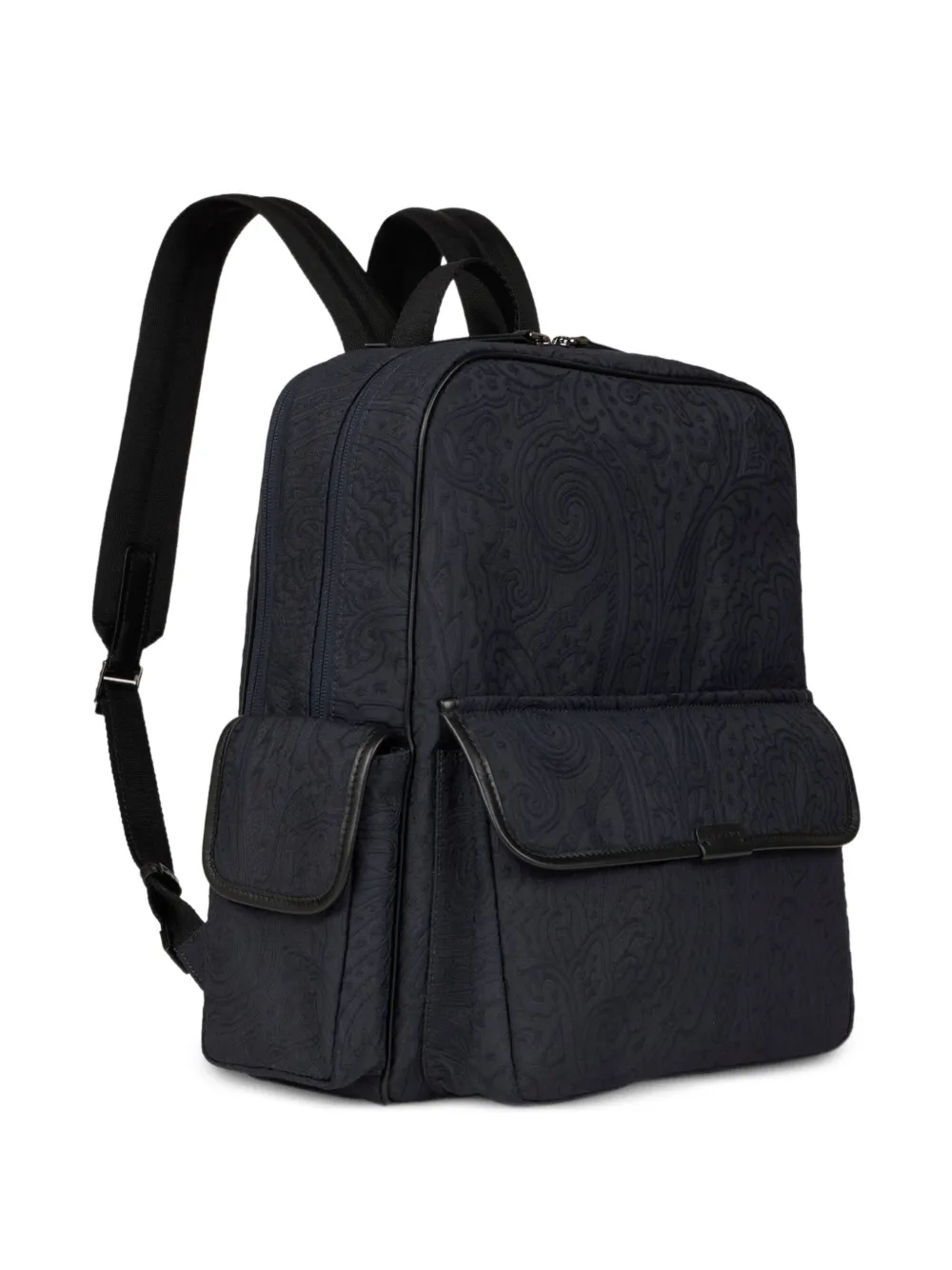  Etro Logo-detail Backpack - Blue 