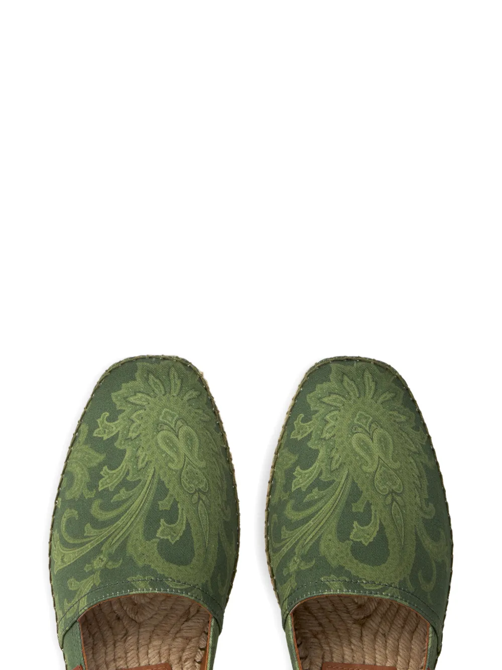 ETRO paisley-motif espadrilles Groen