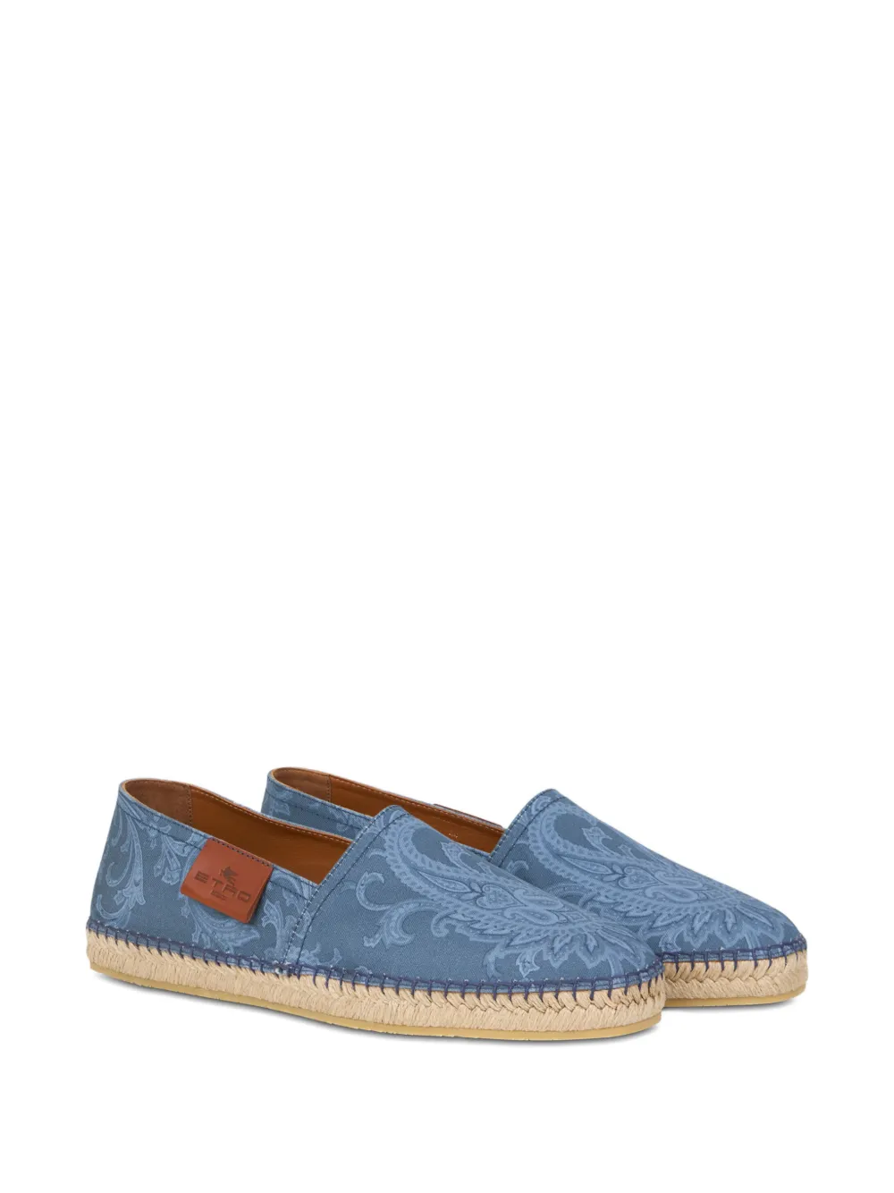 ETRO paisley espadrilles - Blauw