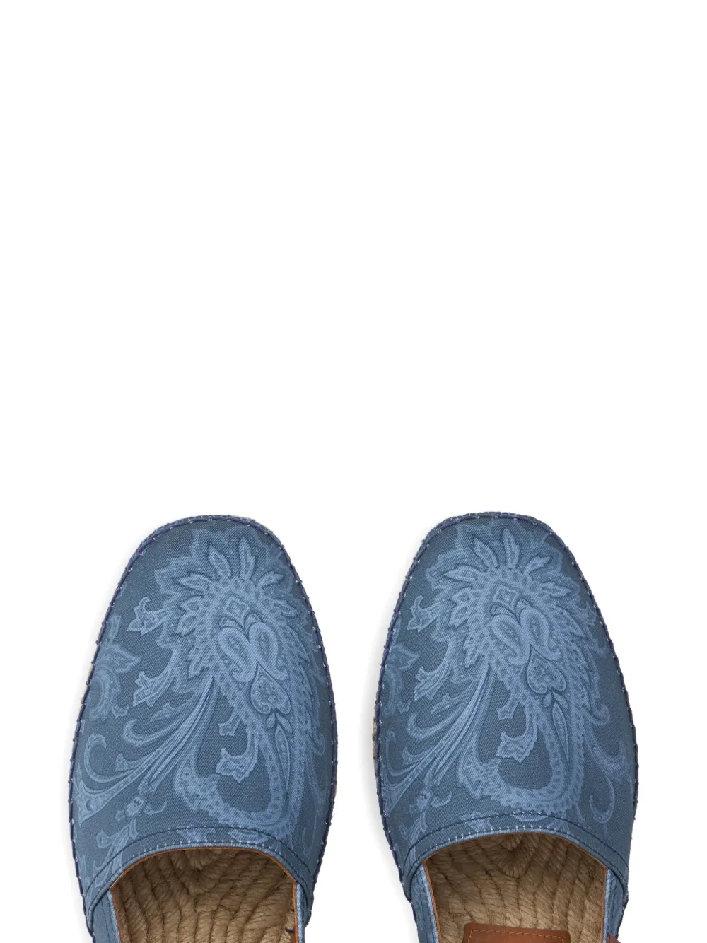 ETRO paisley espadrilles Blauw