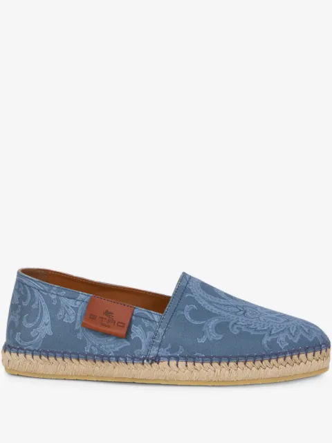 ETRO canvas espadrilles with paisley motif