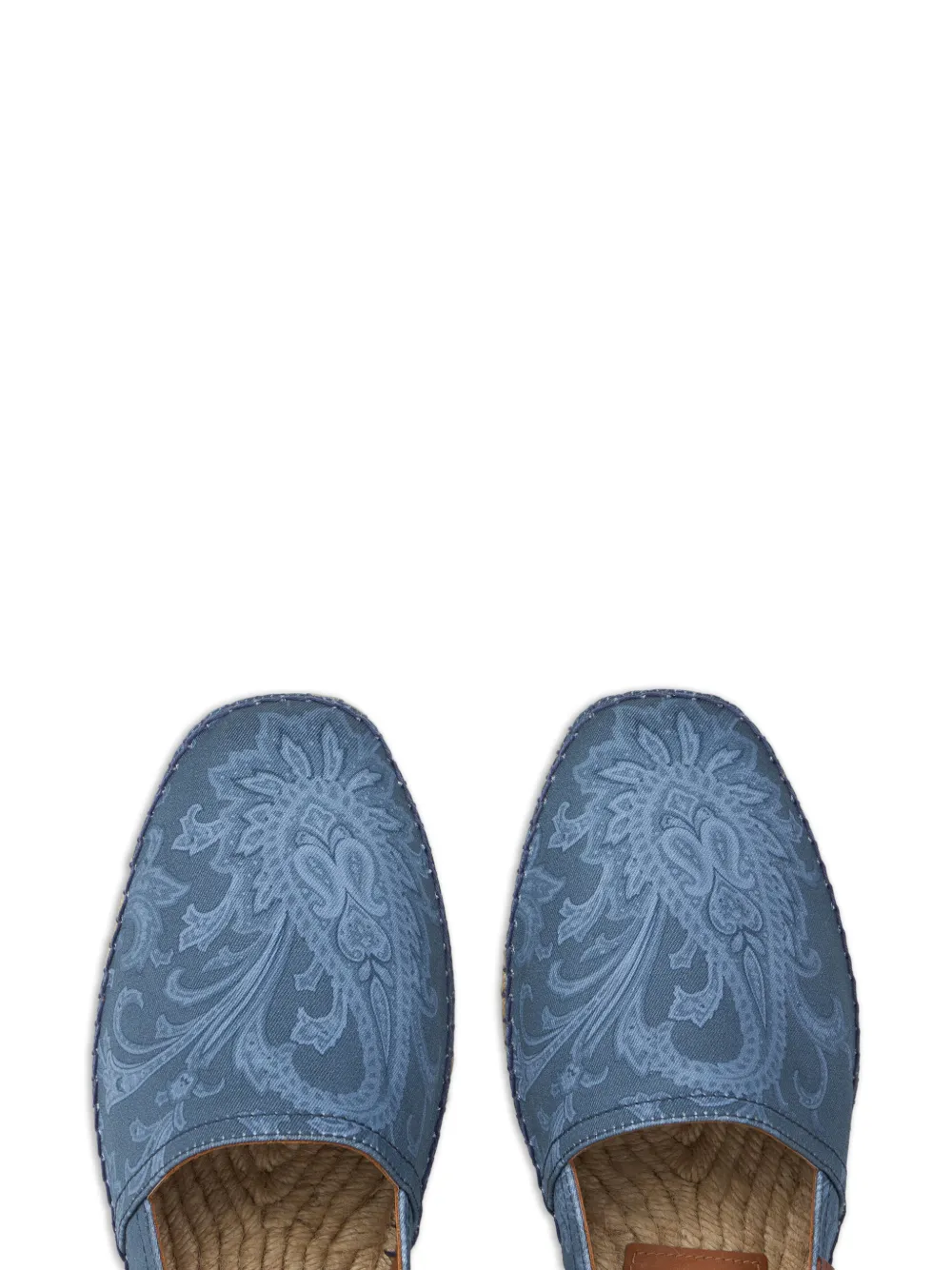 ETRO Espadrilles met paisley-print Blauw