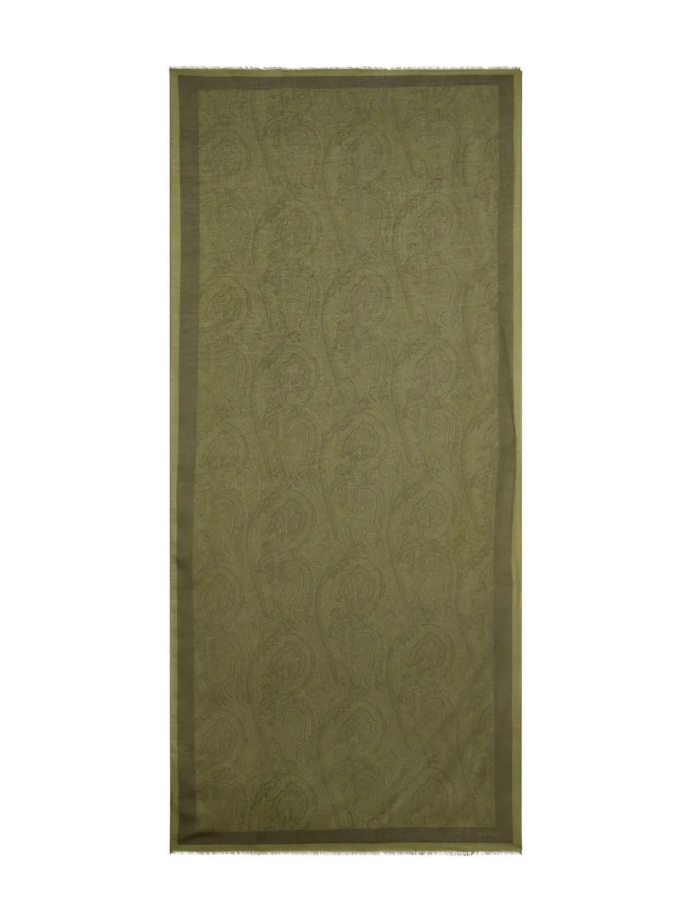 ETRO paisley-pattern scarf - Verde