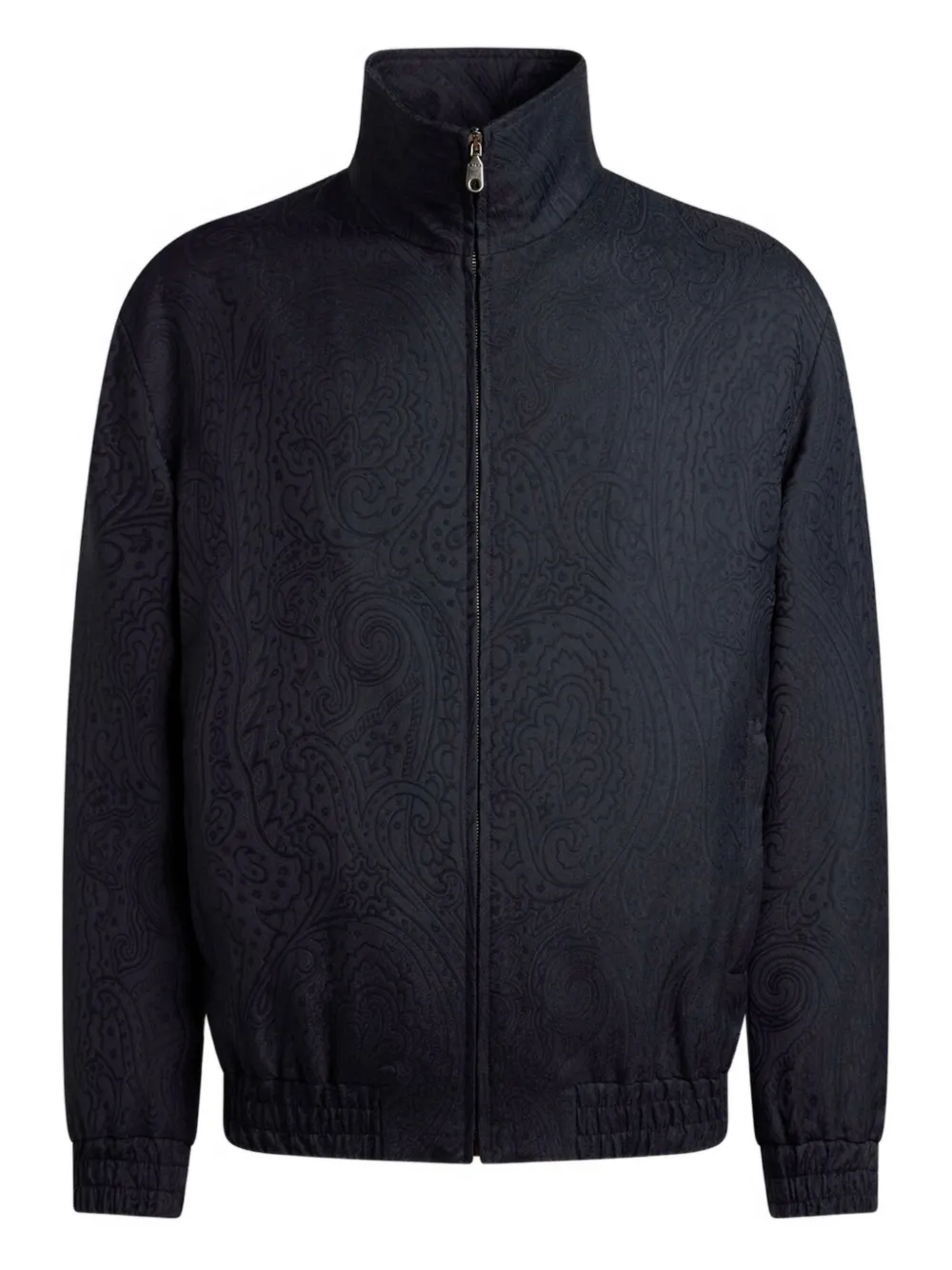 ETRO Bomber con stampa paisley jacquard - Blu