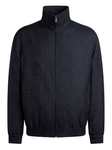 ETRO paisley-jacquard bomber jacket