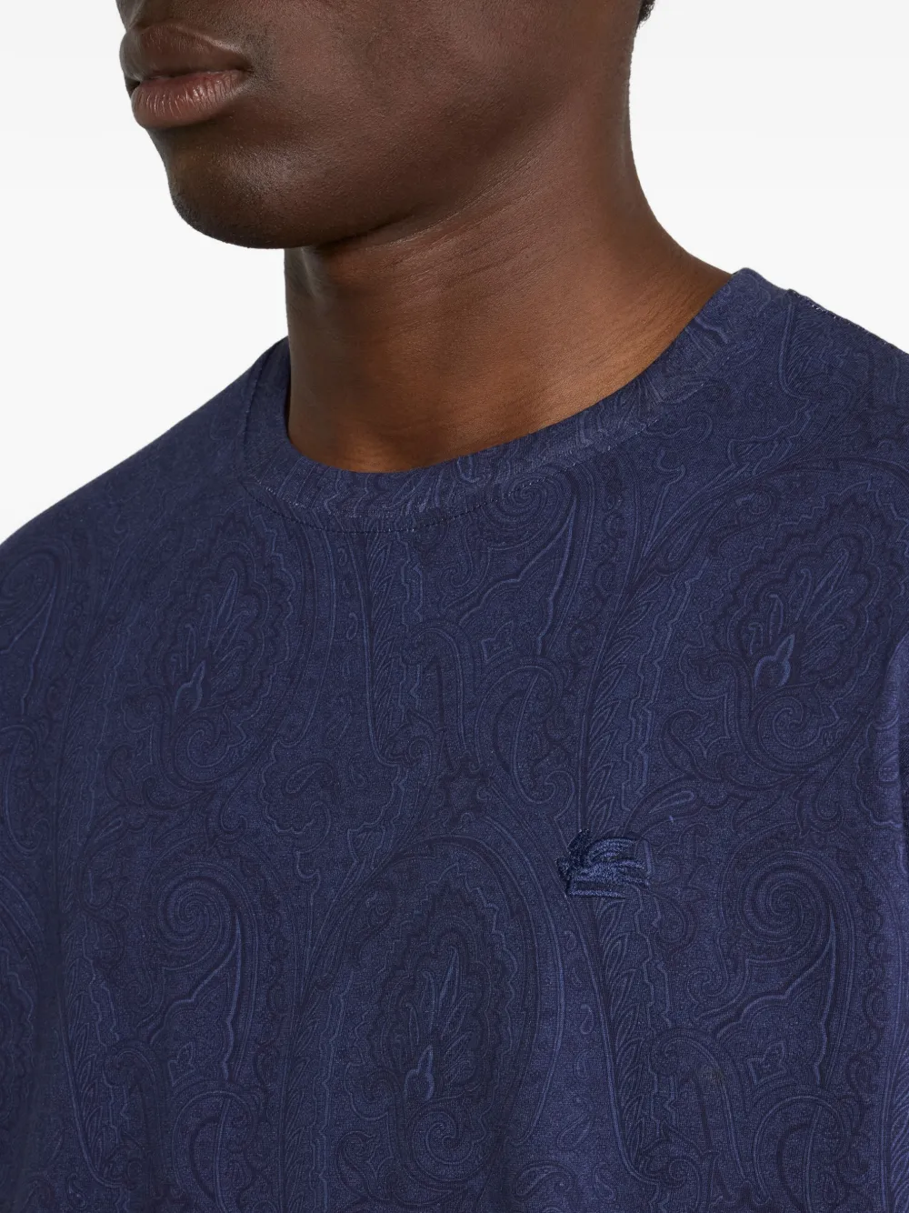ETRO T-shirt met patroon Blauw