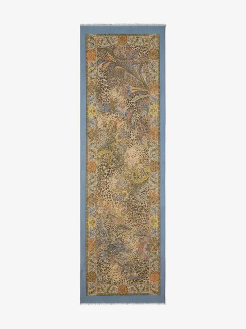 ETRO paisley animal-motif scarf