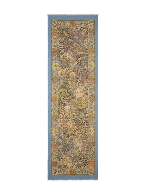 ETRO ペイズリー アニマルモチーフ スカーフ | ニュートラル | FARFETCH JP