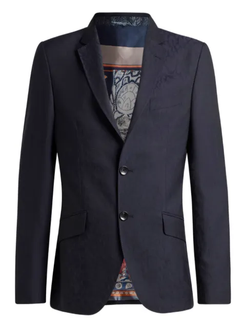 ETRO jacquard single-breasted blazer