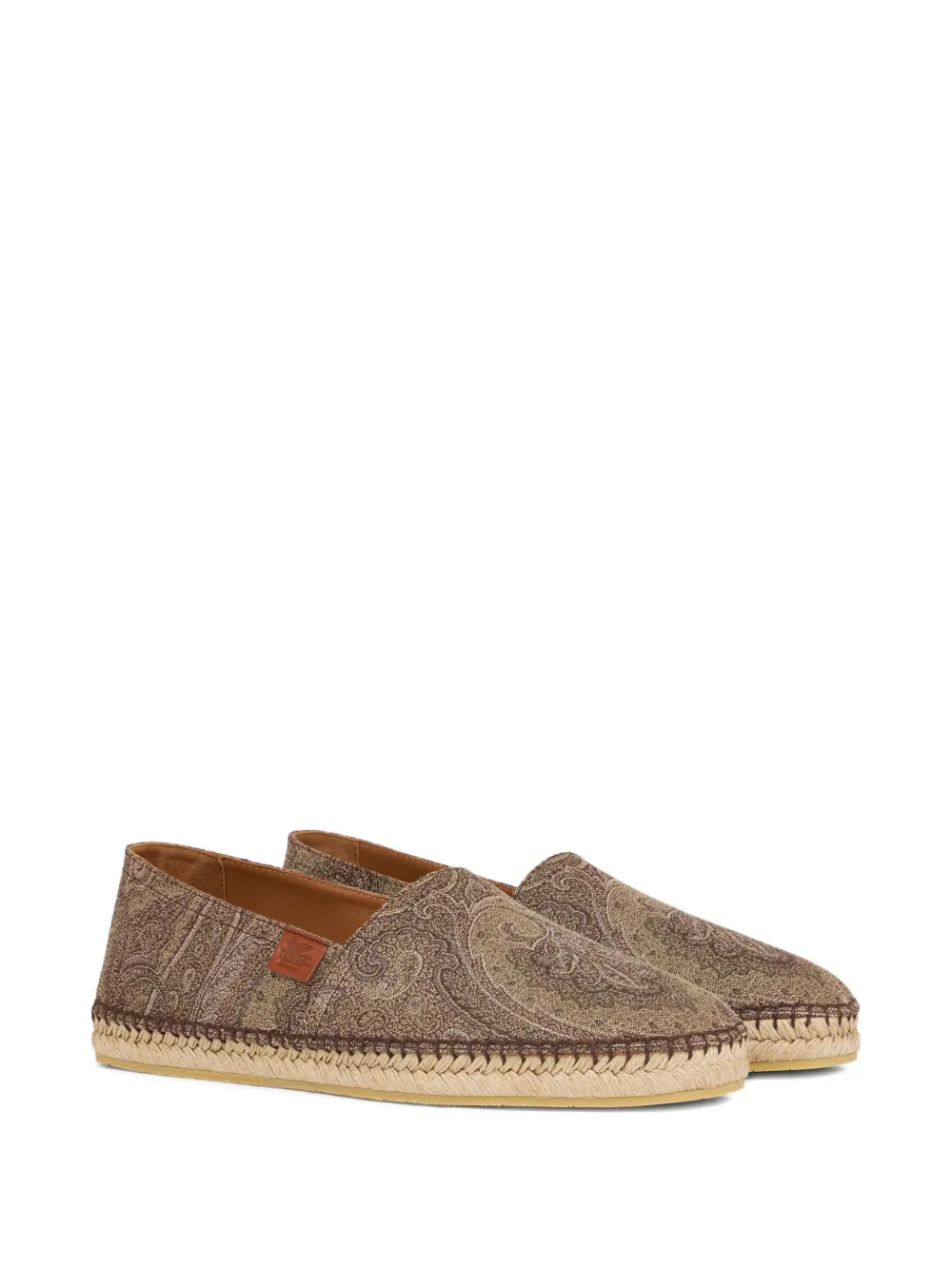 ETRO arnica jacquard espadrilles - Bruin
