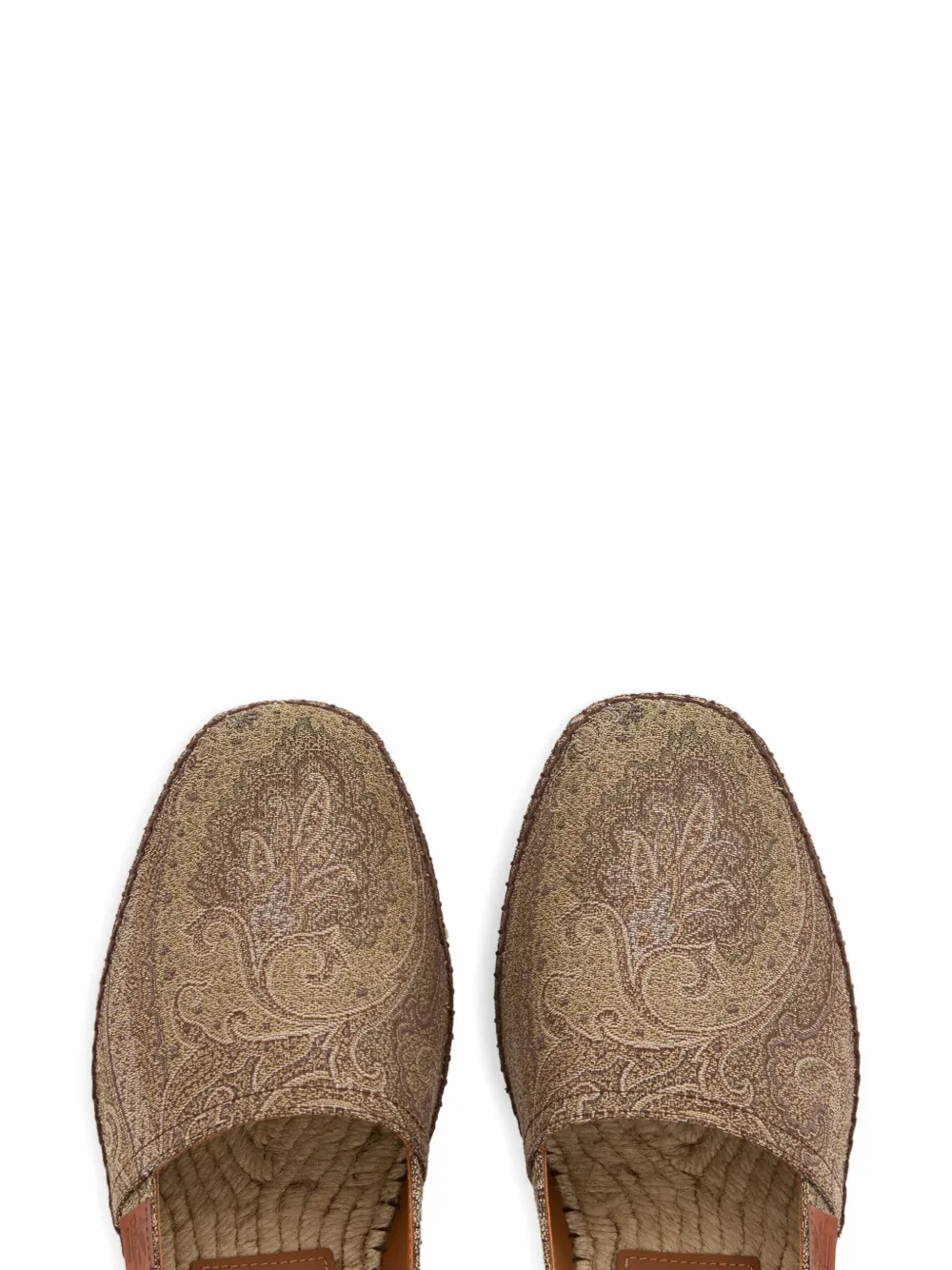 ETRO arnica jacquard espadrilles Bruin