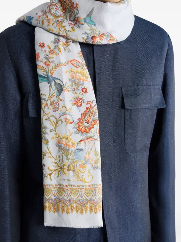 ETRO フローラル スカーフ | ニュートラル | FARFETCH JP