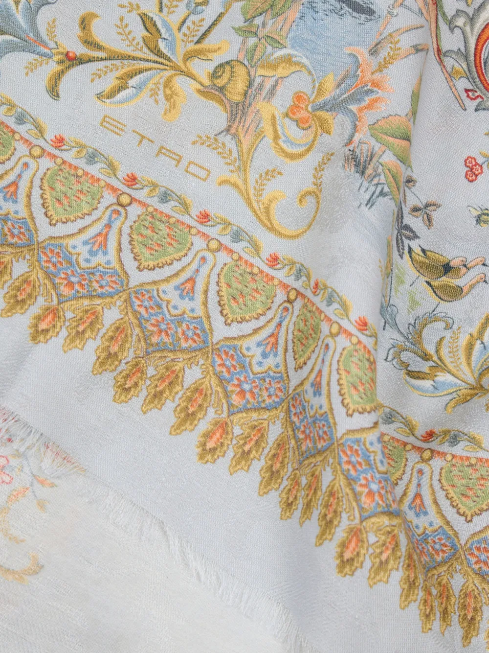 ETRO floral-print scarf - Beige