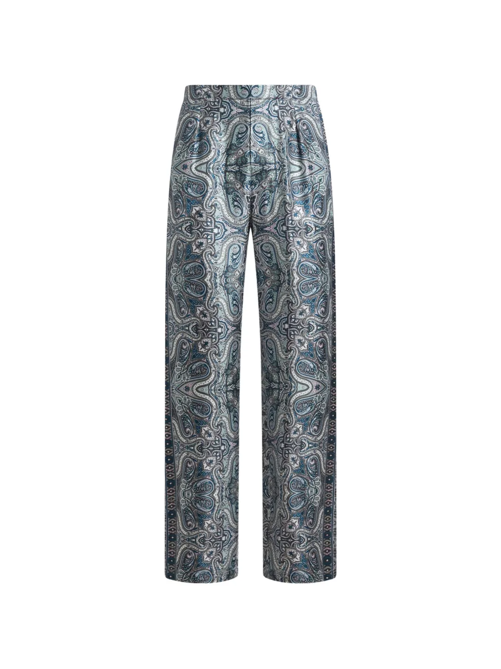ETRO paisley-print trousers - Blu