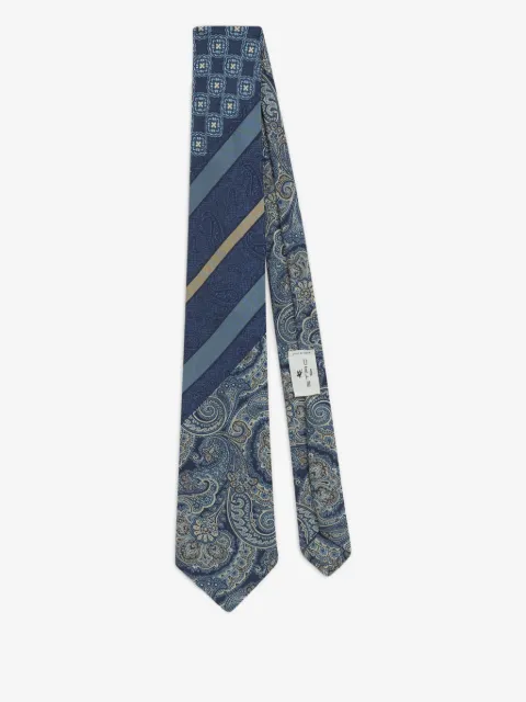ETRO jacquard patchwork tie
