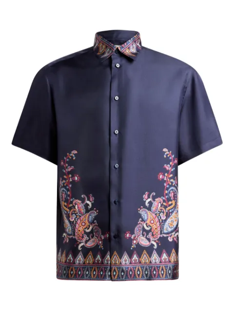 ETRO paisley-print silk shirt