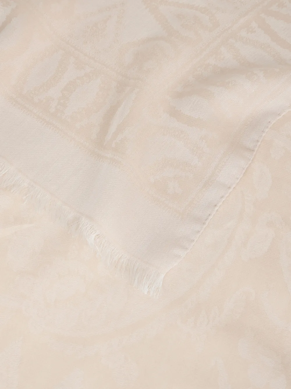 ETRO jacquard paisley scarf - Beige