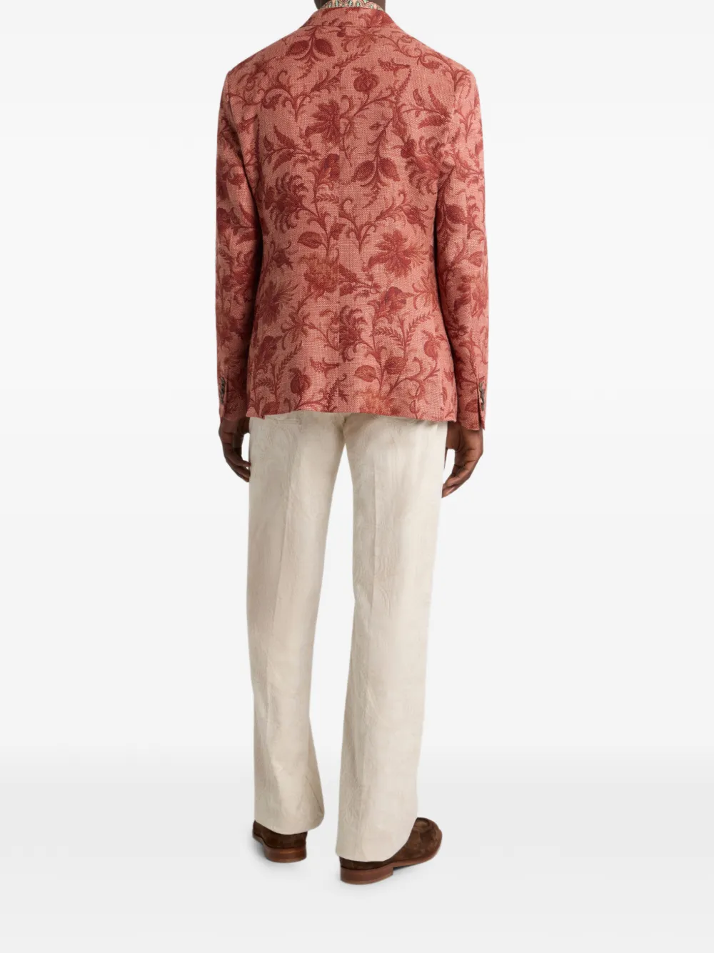 ETRO Blazer met enkele rij knopen Rood
