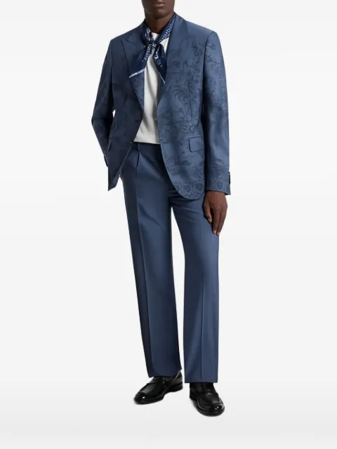 ETRO jacquard wool blazer