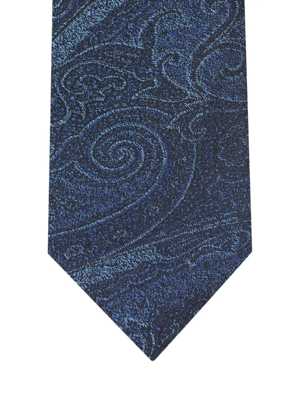 ETRO jacquard motif tie - Blauw