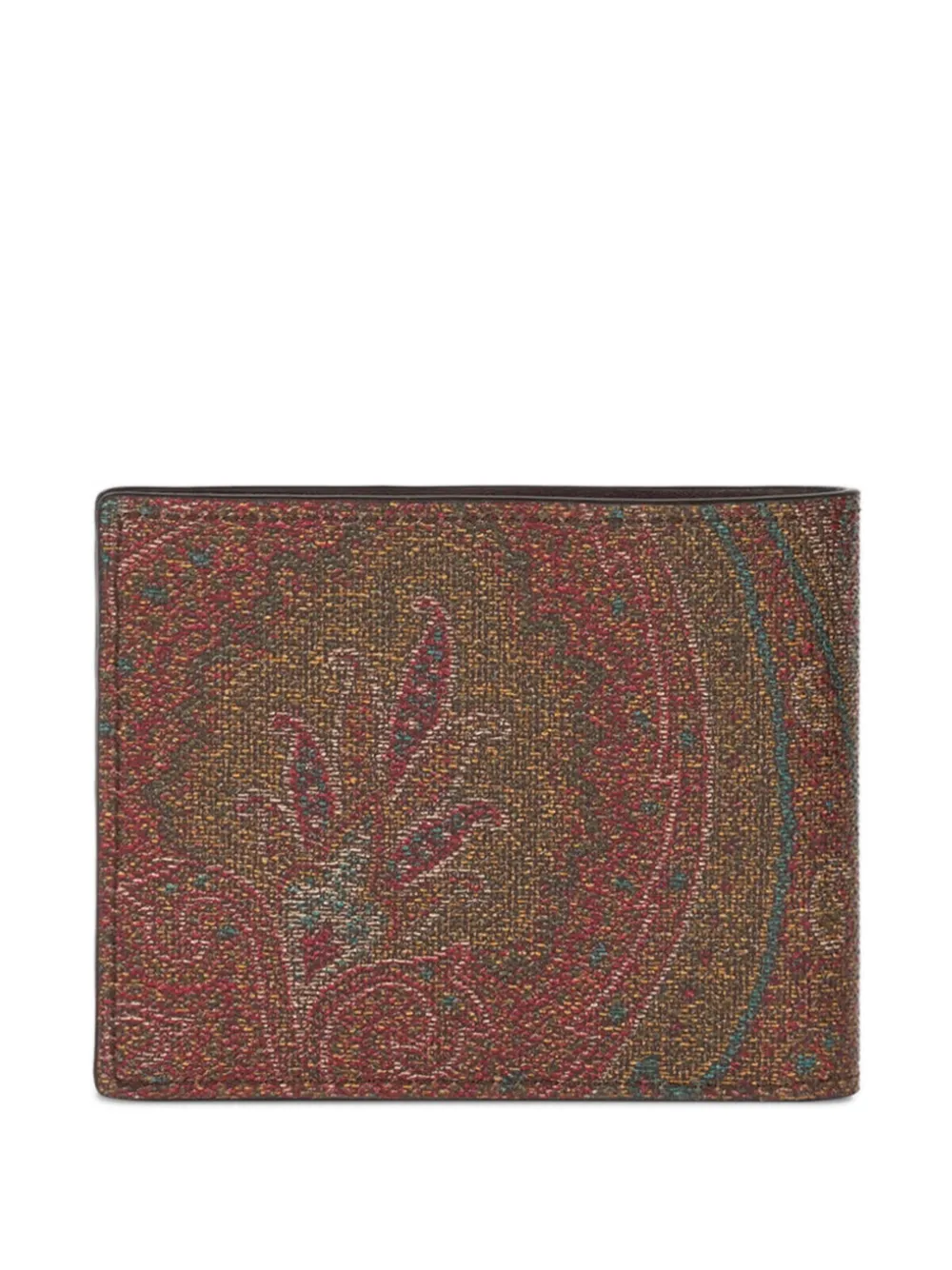 Etro Paisley Bifold Arnica Wallet In Multi
