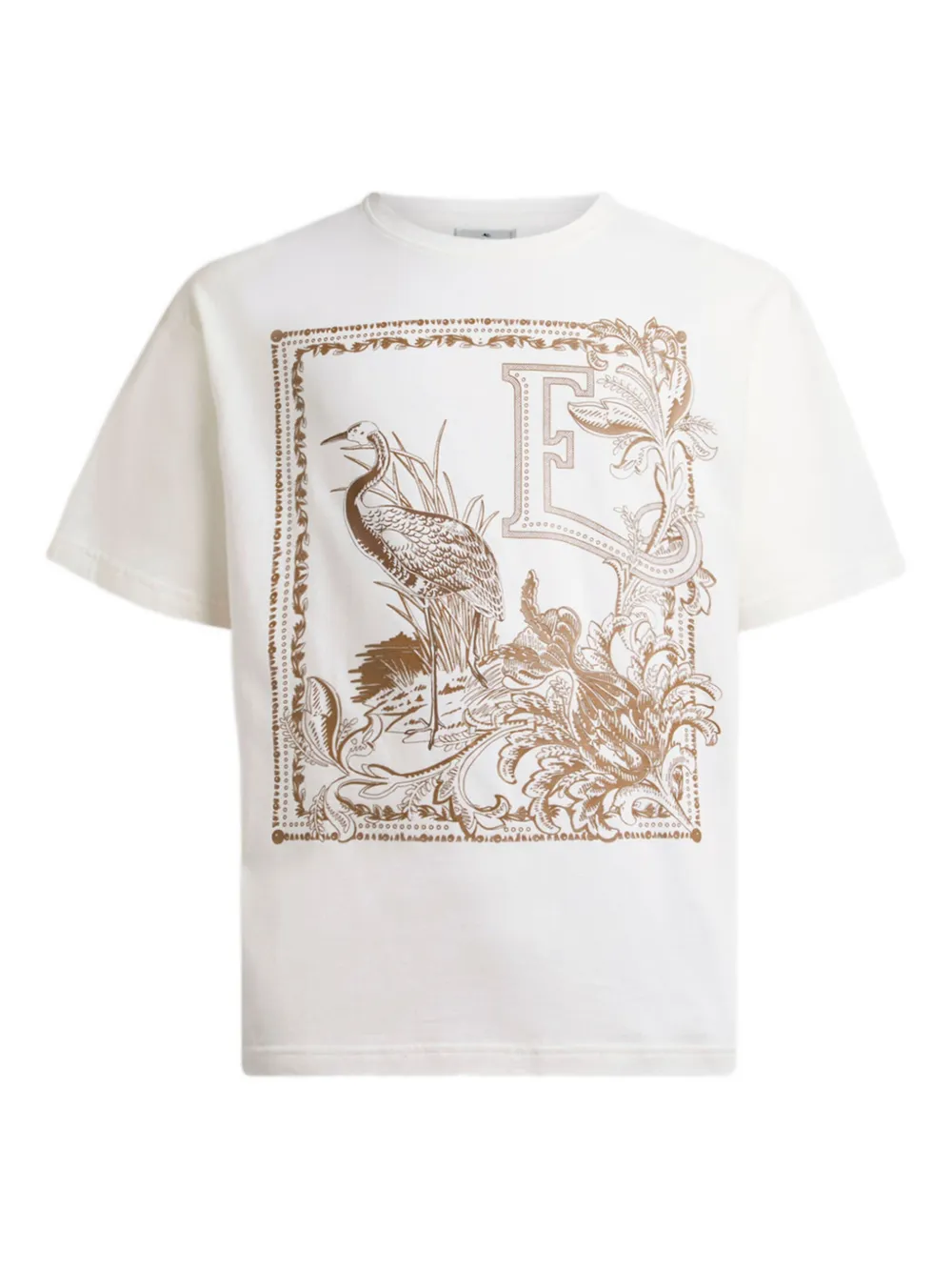 ETRO placed-print cotton T-shirt - Weiß