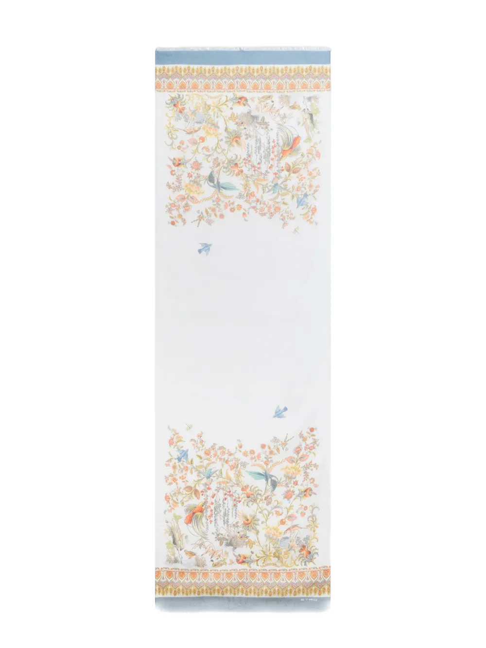 ETRO flora scarf - Bianco