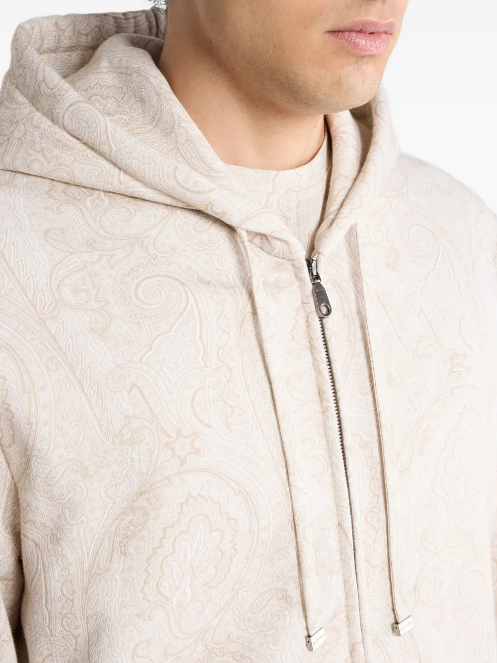 ETRO Hoodie met patroon Beige