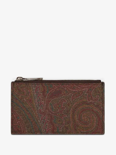ETRO Arnica paisley zip card holder