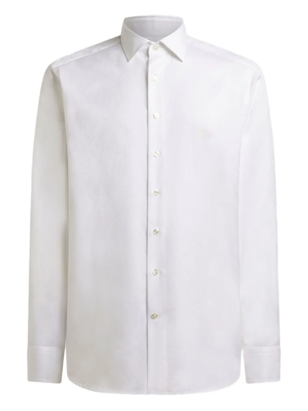 ETRO jacquard pegaso embroidery shirt - Bianco