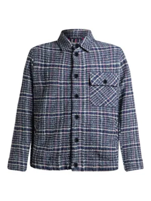 ETRO パターン オーバーシャツジャケット | ブルー | FARFETCH JP