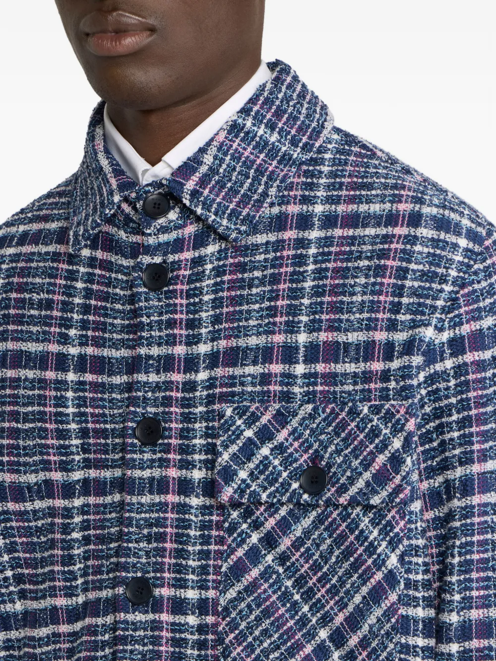 ETROエトロ チェックジャケット ETRO チェック ジャケット | ブルー | FARFETCH JP