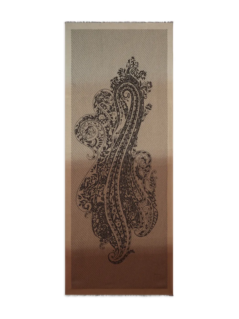 Etro Paisley-pattern Scarf In Brown