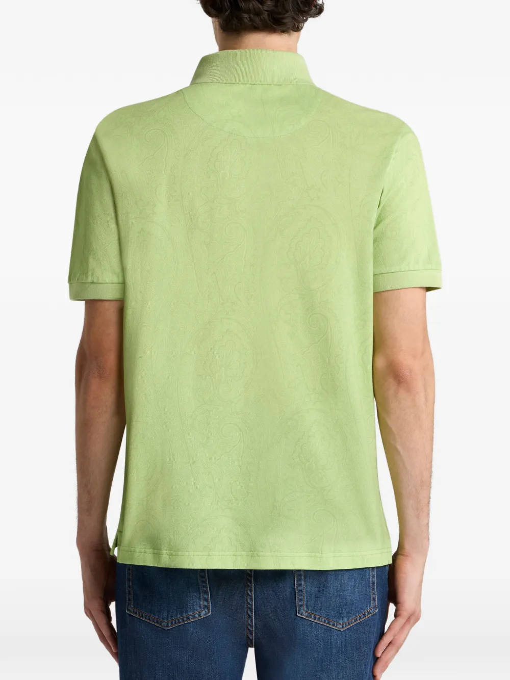 ETRO Poloshirt met patroon Groen