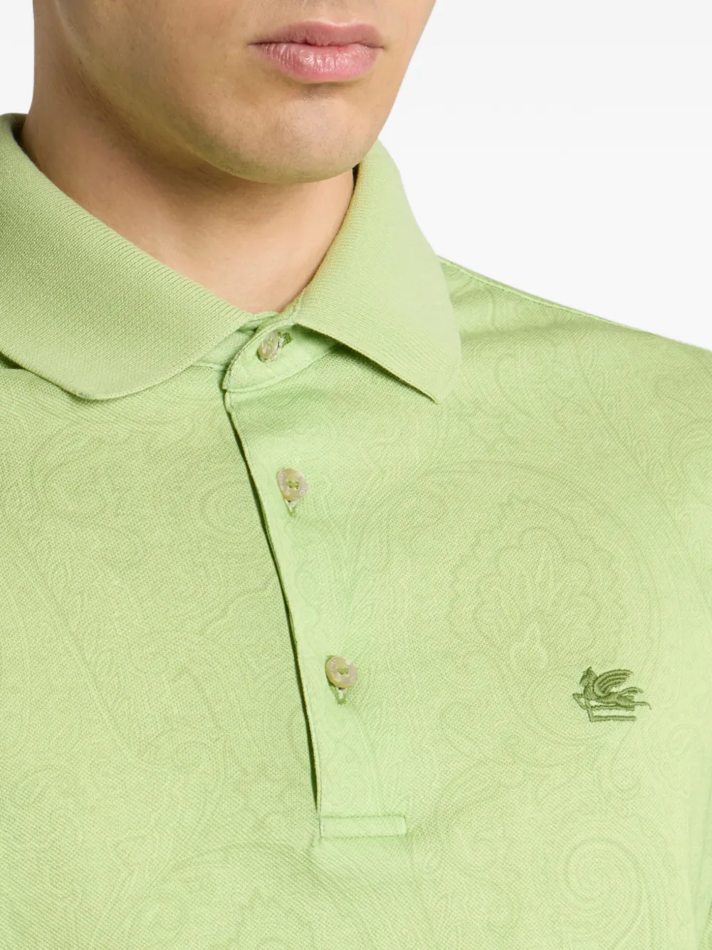 ETRO Poloshirt met patroon Groen