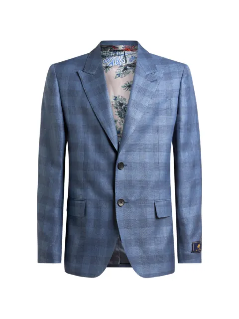 ETRO checked blazer