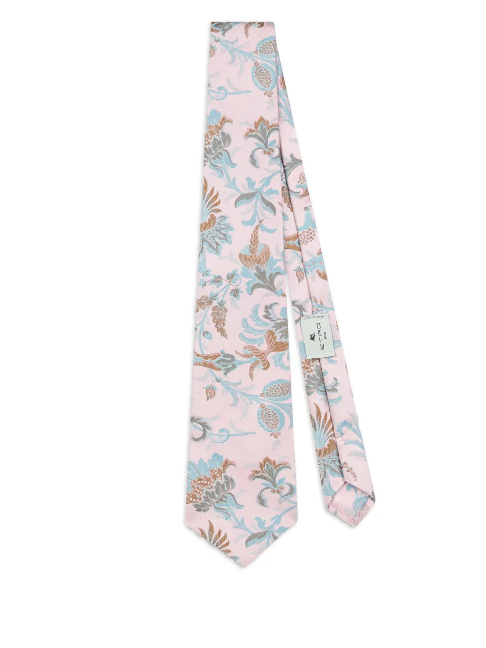 ETRO floral-print tie - Rosa