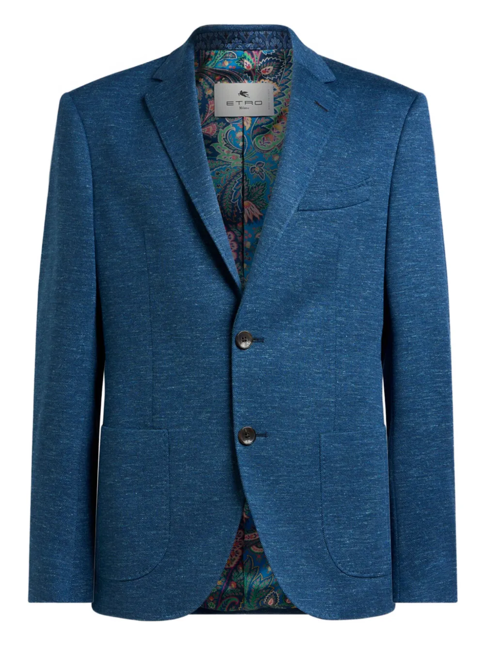 ETRO single-breasted blazer - Blu