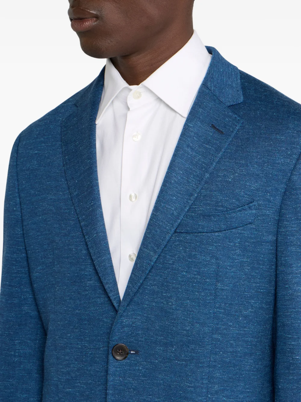 ETRO Blazer met enkele rij knopen Blauw