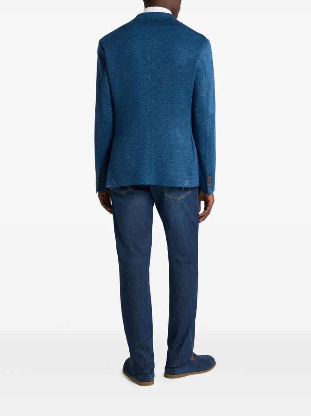 ETRO Blazer met enkele rij knopen Blauw