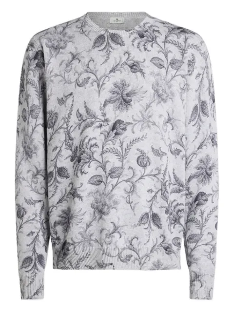ETRO flora- motif sweater